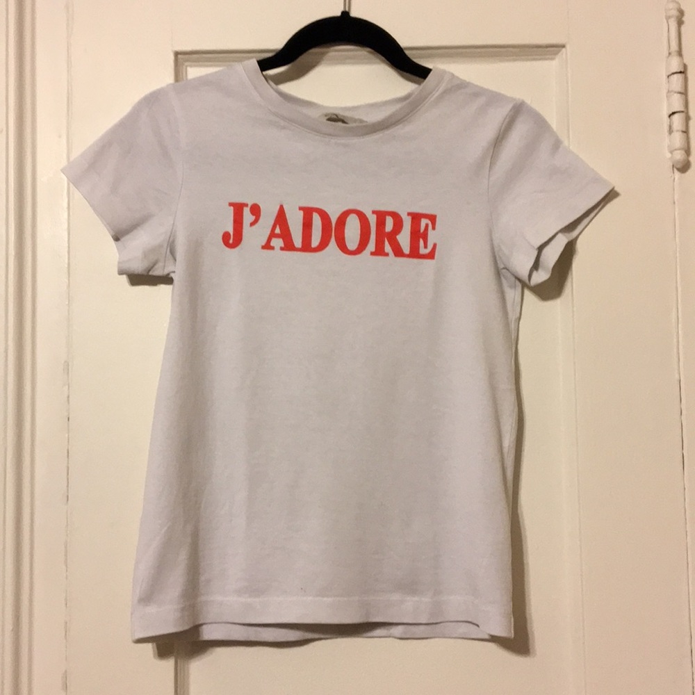 H&M Silk Blend J'Adore Tee
